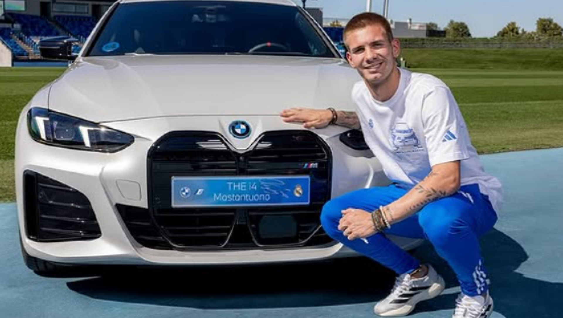 Jogadores do Real Madrid puderam escolher entre seis modelos de carros de luxo da BMW - Divulgação / Real Madrid