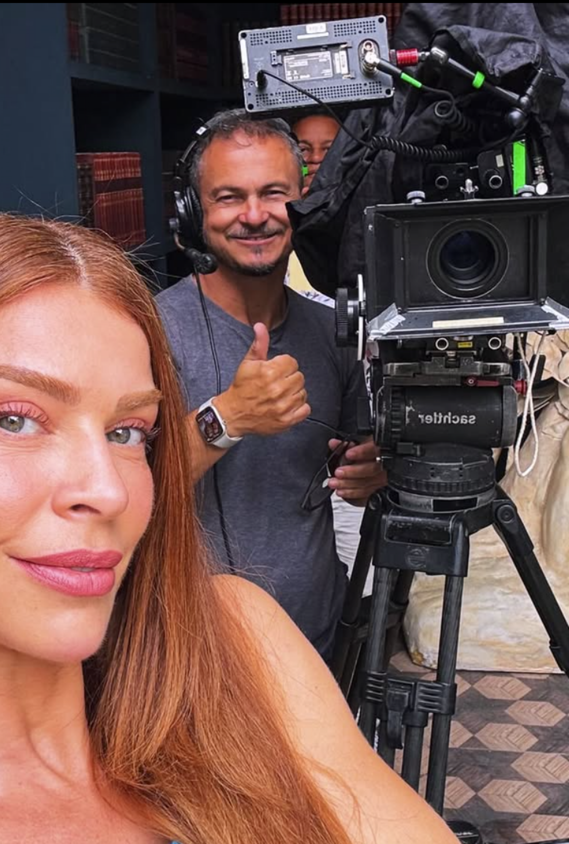 Grazi Massafera mostra bastidores de Três Graças - reprodução Instagram