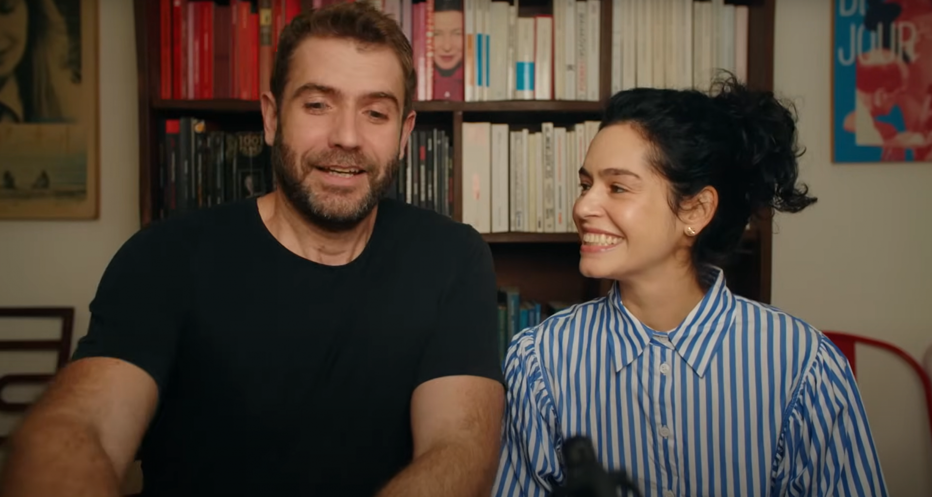 Maria Flor e Emanuel Aragão - reprodução Youtube