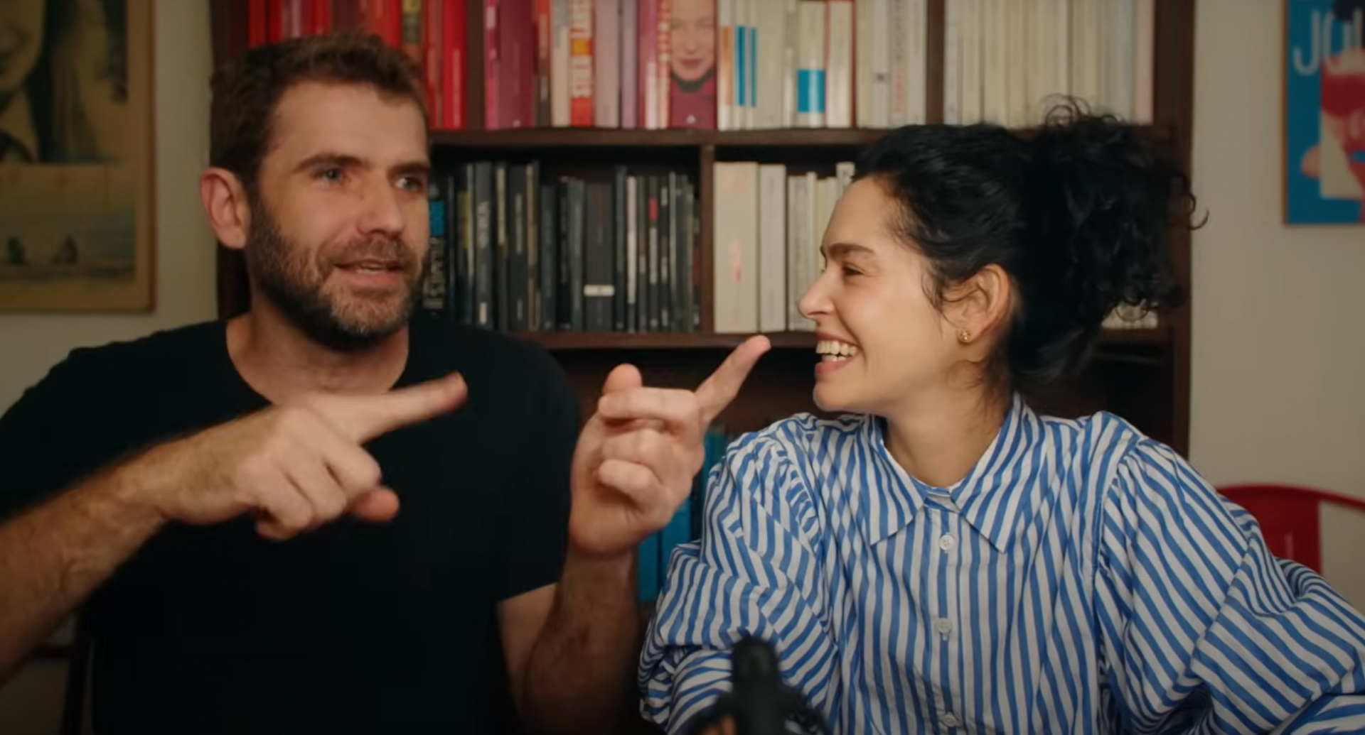 Maria Flor e Emanuel Aragão - reprodução Youtube