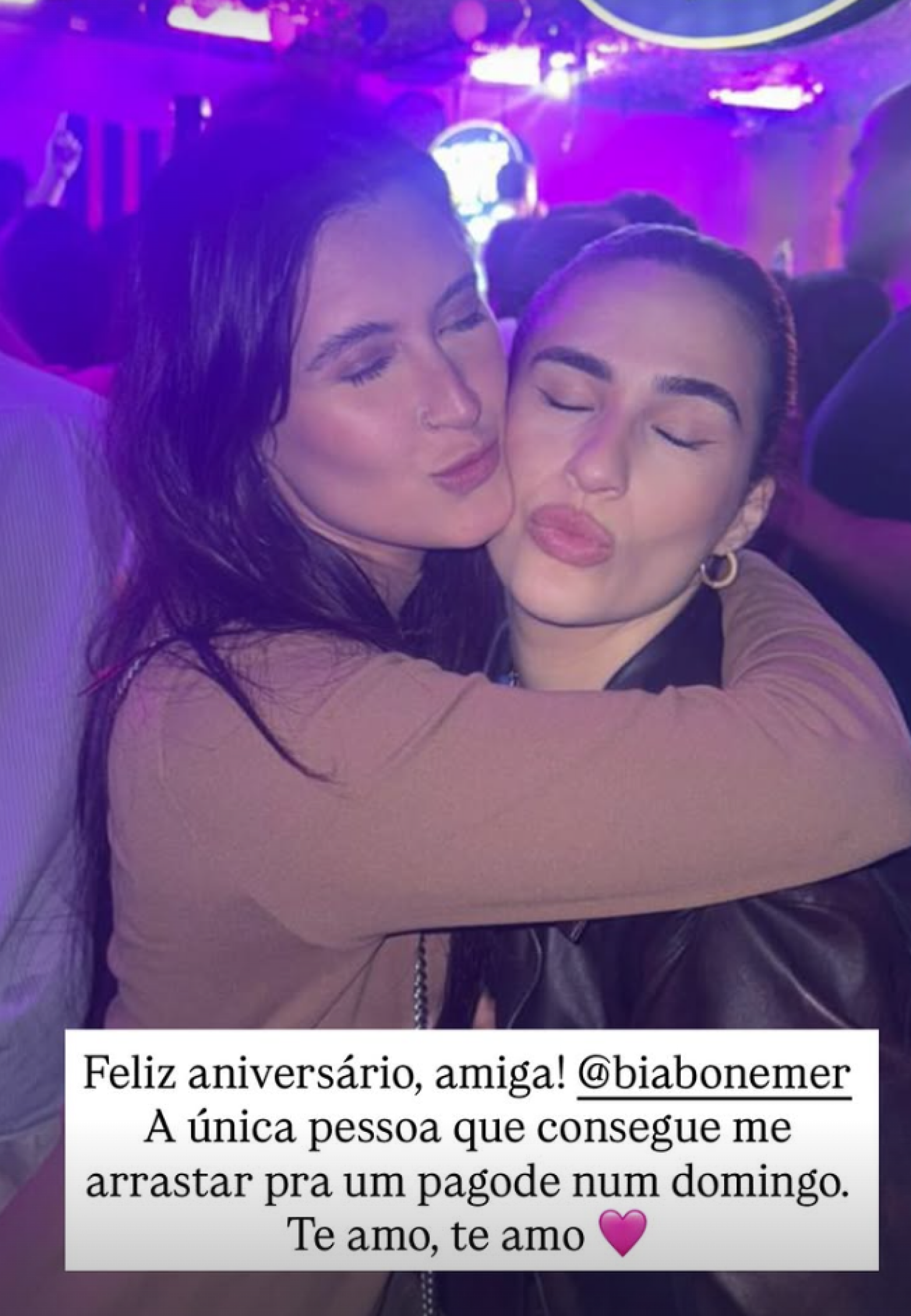Livian Aragão celebra aniversário de Bia Bonemer  - reprodução Instagram