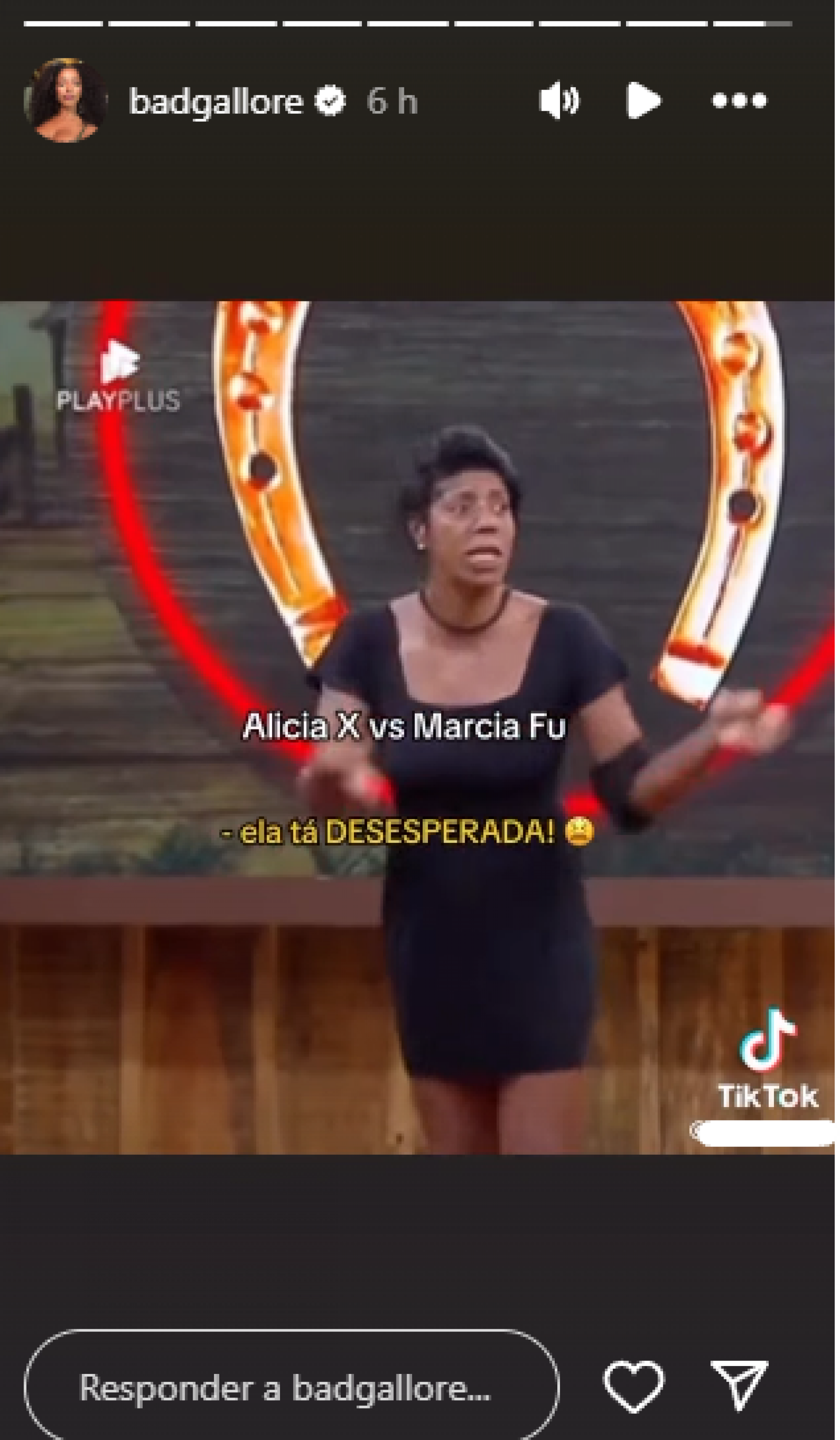 Lorena Maria compartilha vídeo de desentendimento de Alicia X com Marcia Fu em 'A Fazenda 15', da Record - Reprodução de vídeo / Instagram