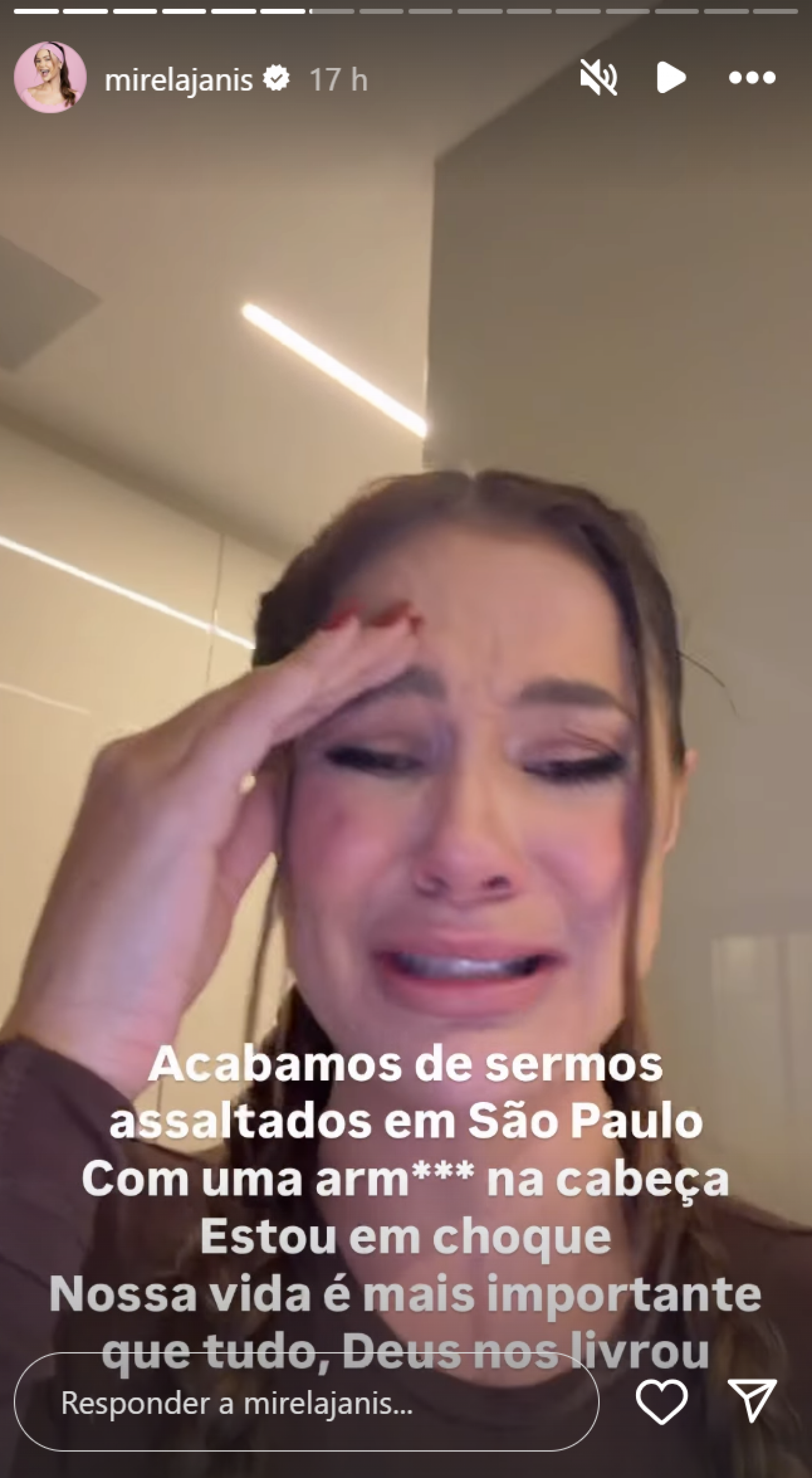 Mirela Janis rebate críticas após relatar assalto em São Paulo - reprodução Instagram