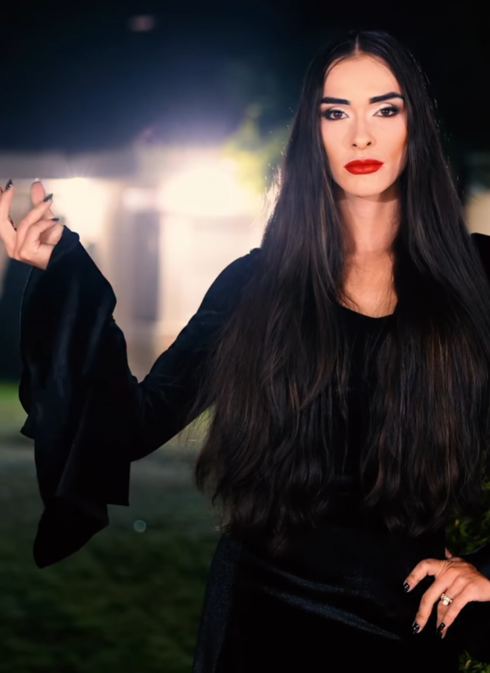 Éder Militão, Tainá e filhos se vestem de 'Família Addams' - reprodução Instagram