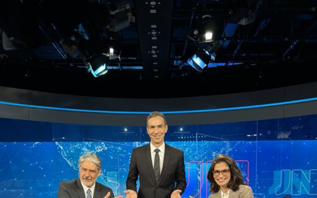 César Tralli vai assumir lugar de Bonner no 'JN' ao lado de Renata Vasconcellos