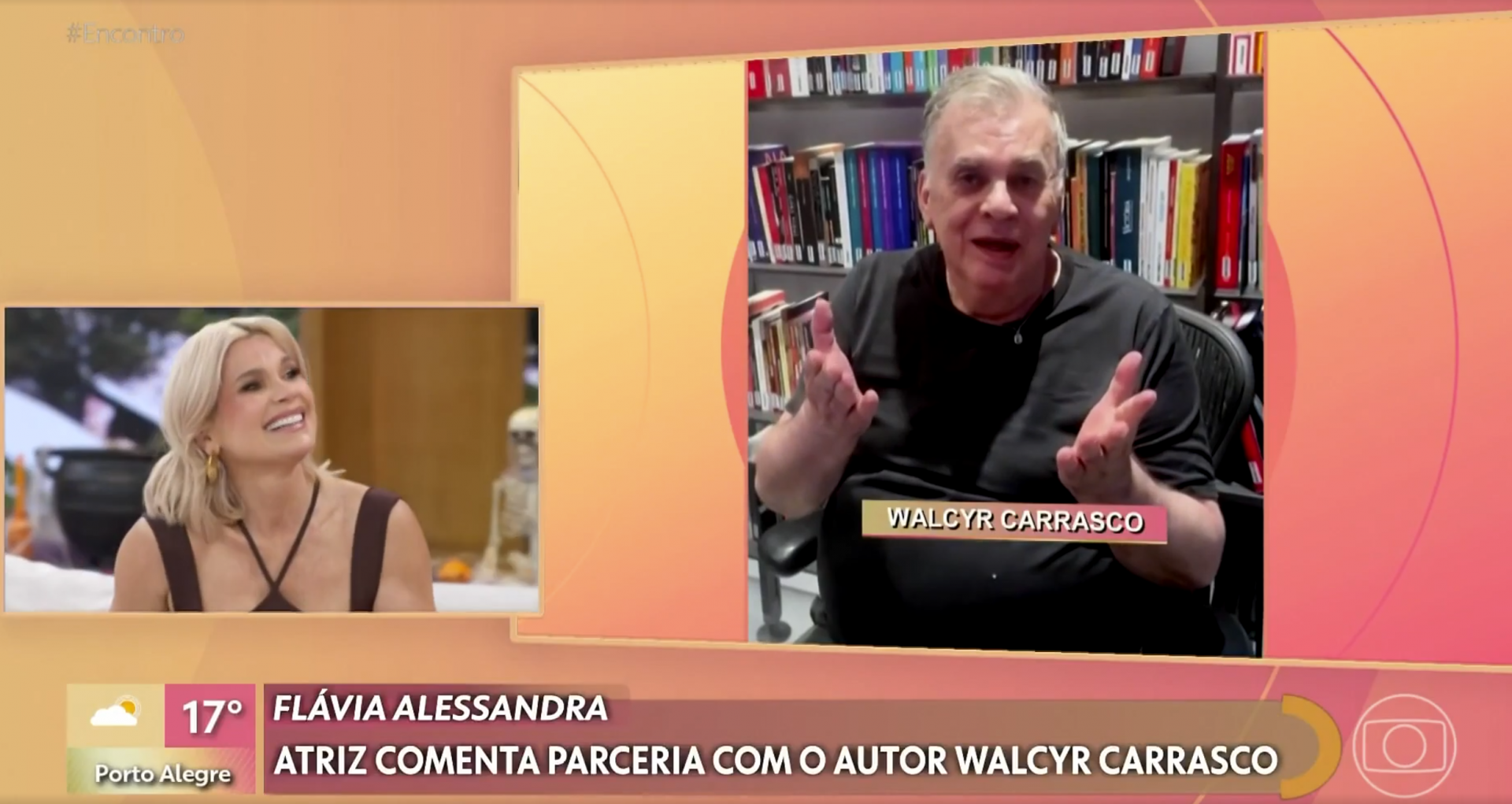 Flávia Alessandra declara amizade com Walcyr Carrasco - reprodução Instagram