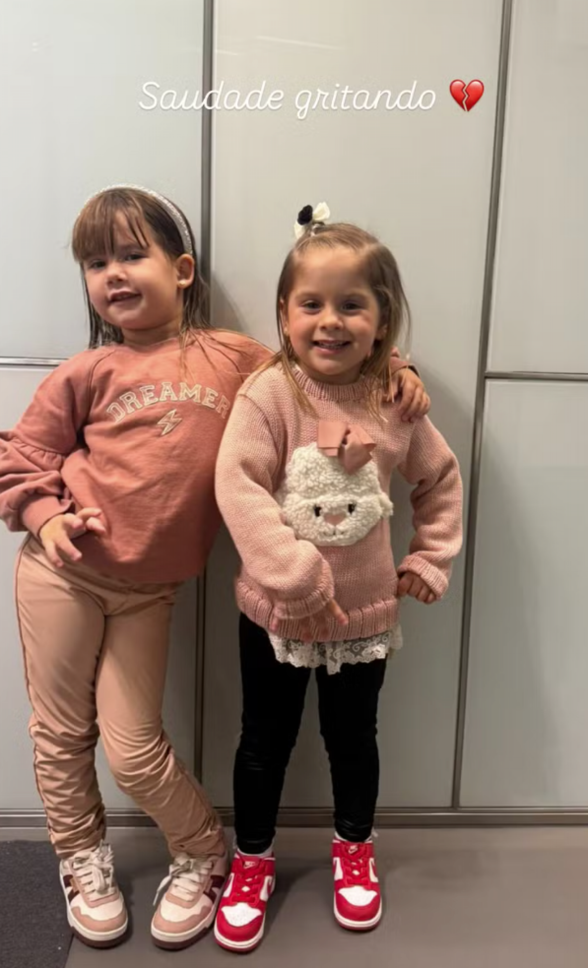 'Saudades gritando', desabafa Poliana Rocha sobre os netos - reprodução Instagram