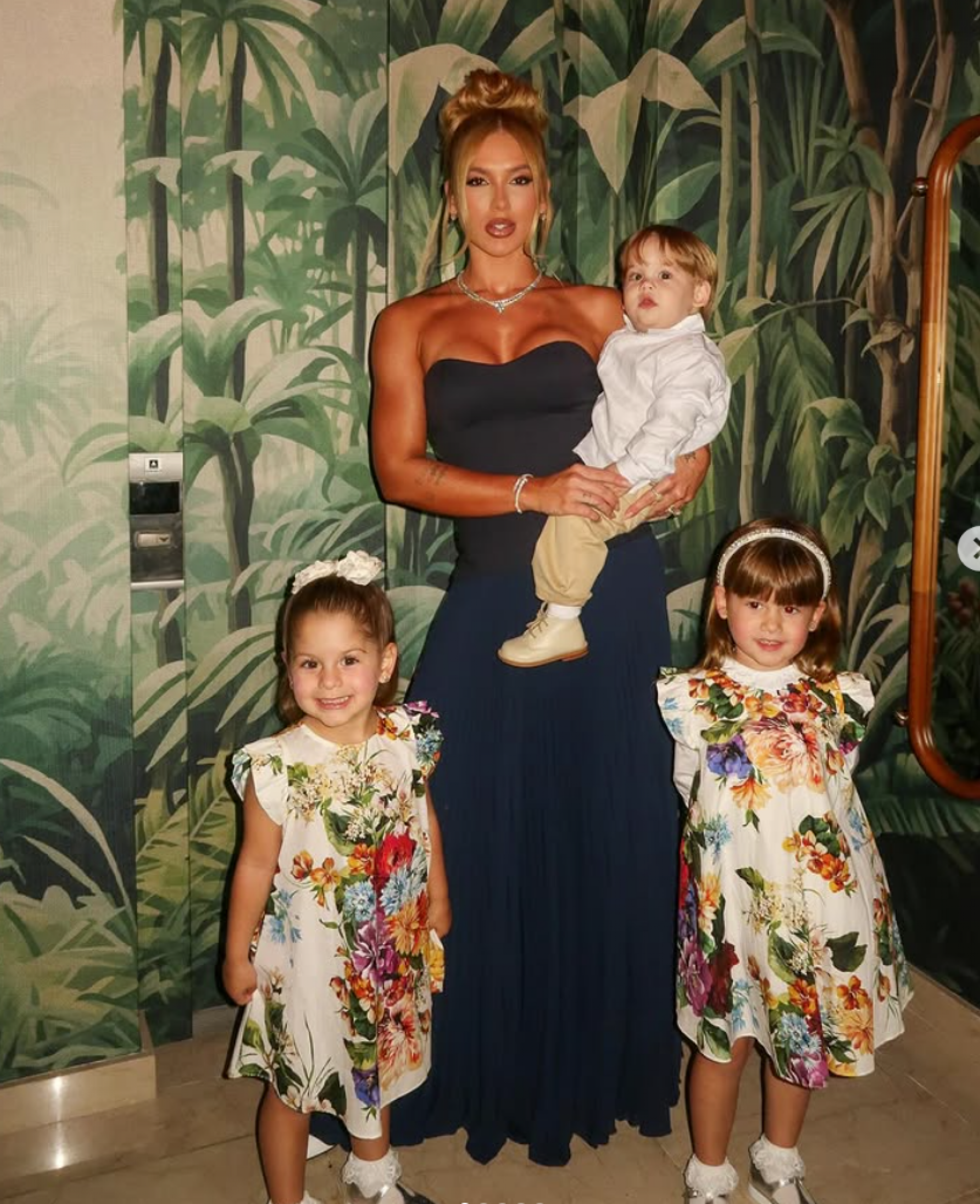 Virginia leva os três filhos ao segundo dia do Telton 2025; Marias apostam em look grifado - reprodução Instagram