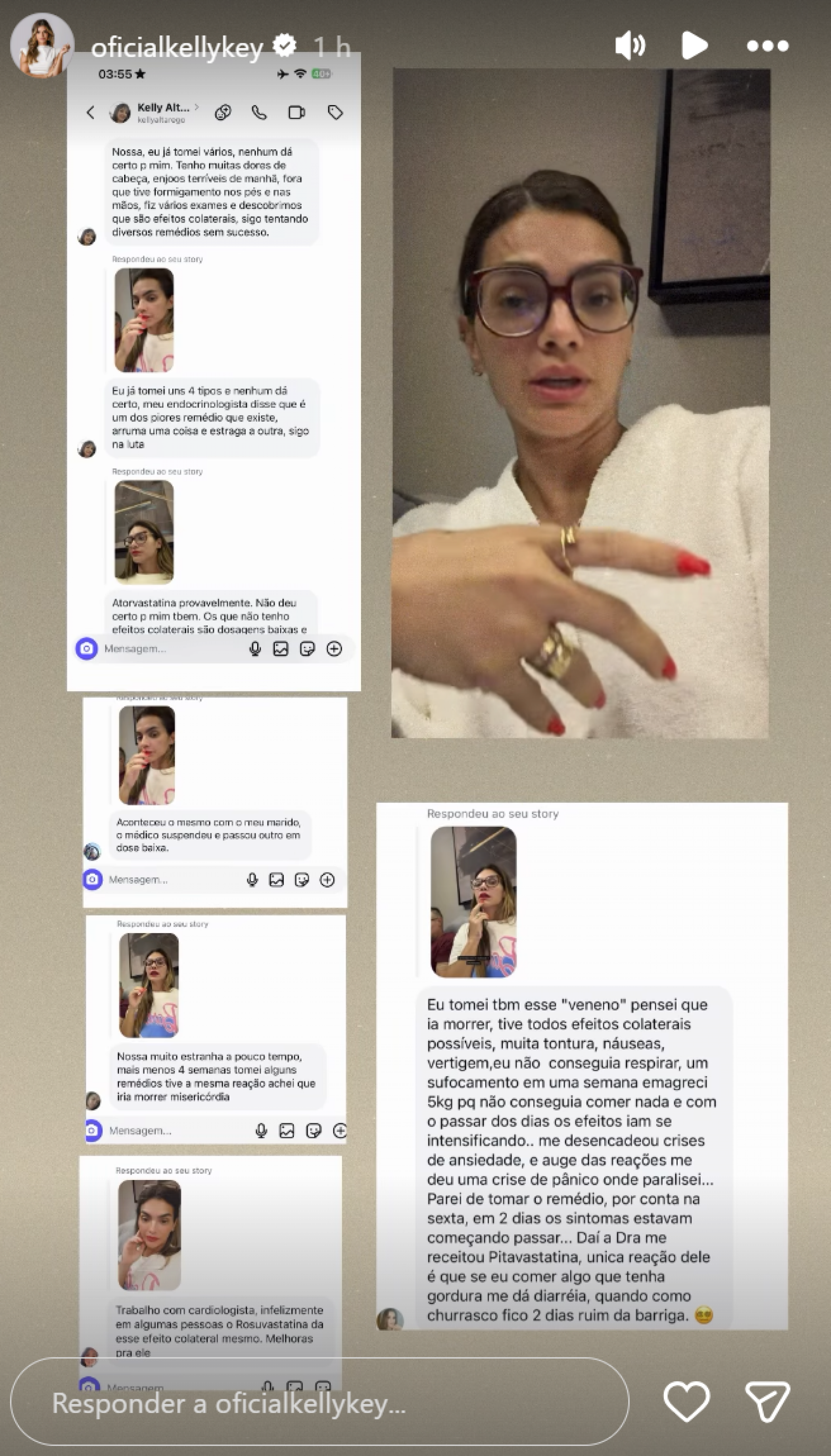 Kelly Key alerta fãs após marido passar mal por efeito de remédio para colesterol - reprodução Instagram