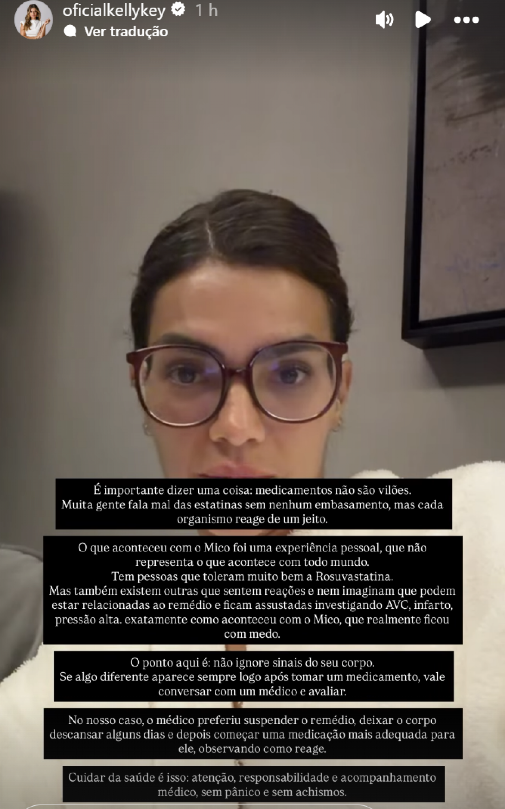 Kelly Key alerta fãs após marido passar mal por efeito de remédio para colesterol - reprodução Instagram
