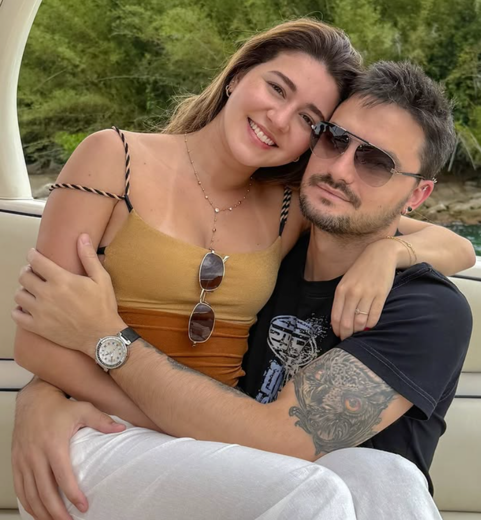 Juliane Carvalho e Felipe Neto - reprodução Instagram