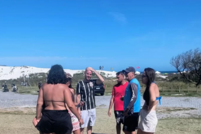 Busca por criança perdida mobiliza GOP e Grupamento de Trânsito e termina em reencontro na Praia do Forte, em Cabo Frio