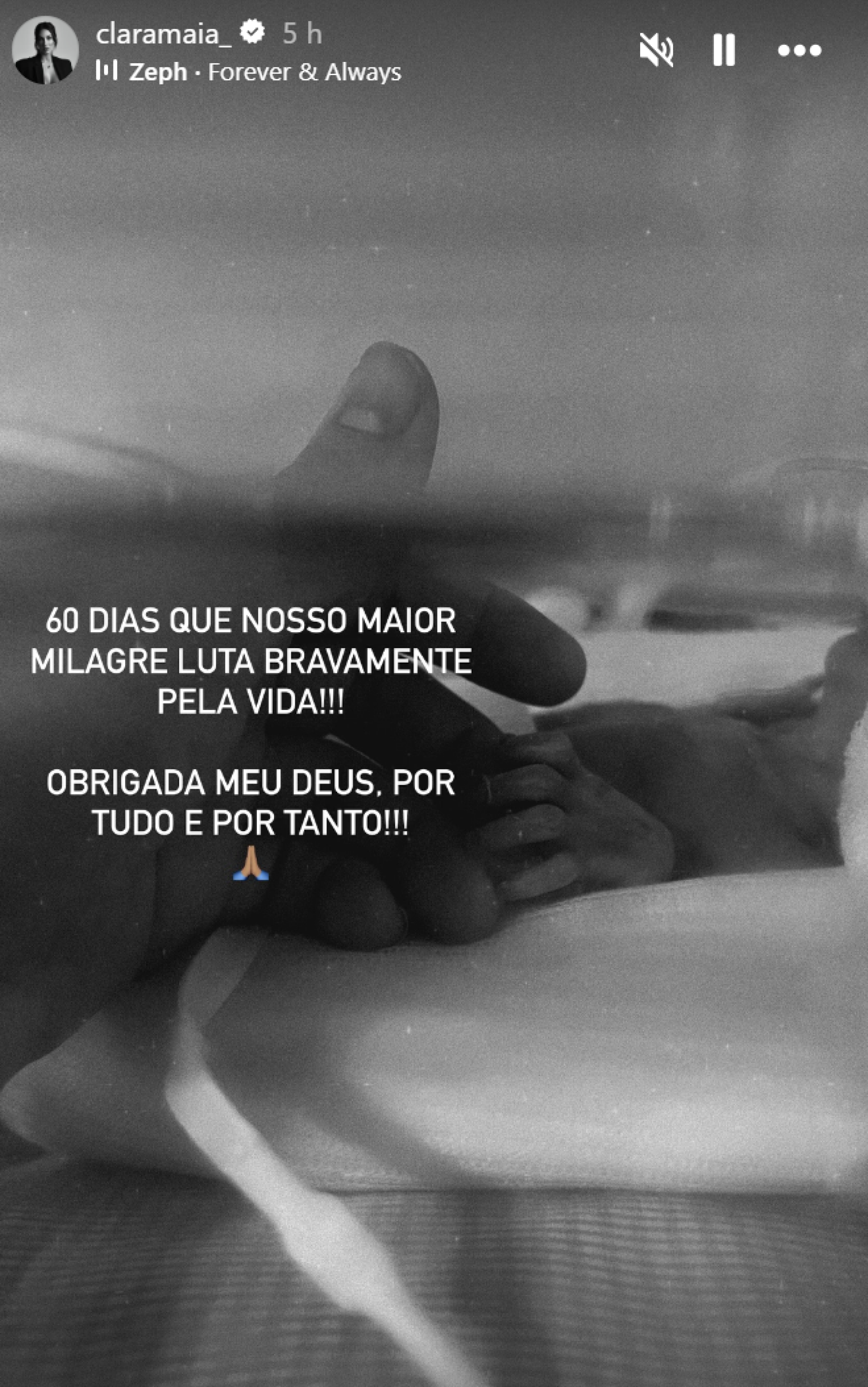 Clara Maia abre o coração ao relembrar parto prematuro e evolução de Theo - reprodução Instagram