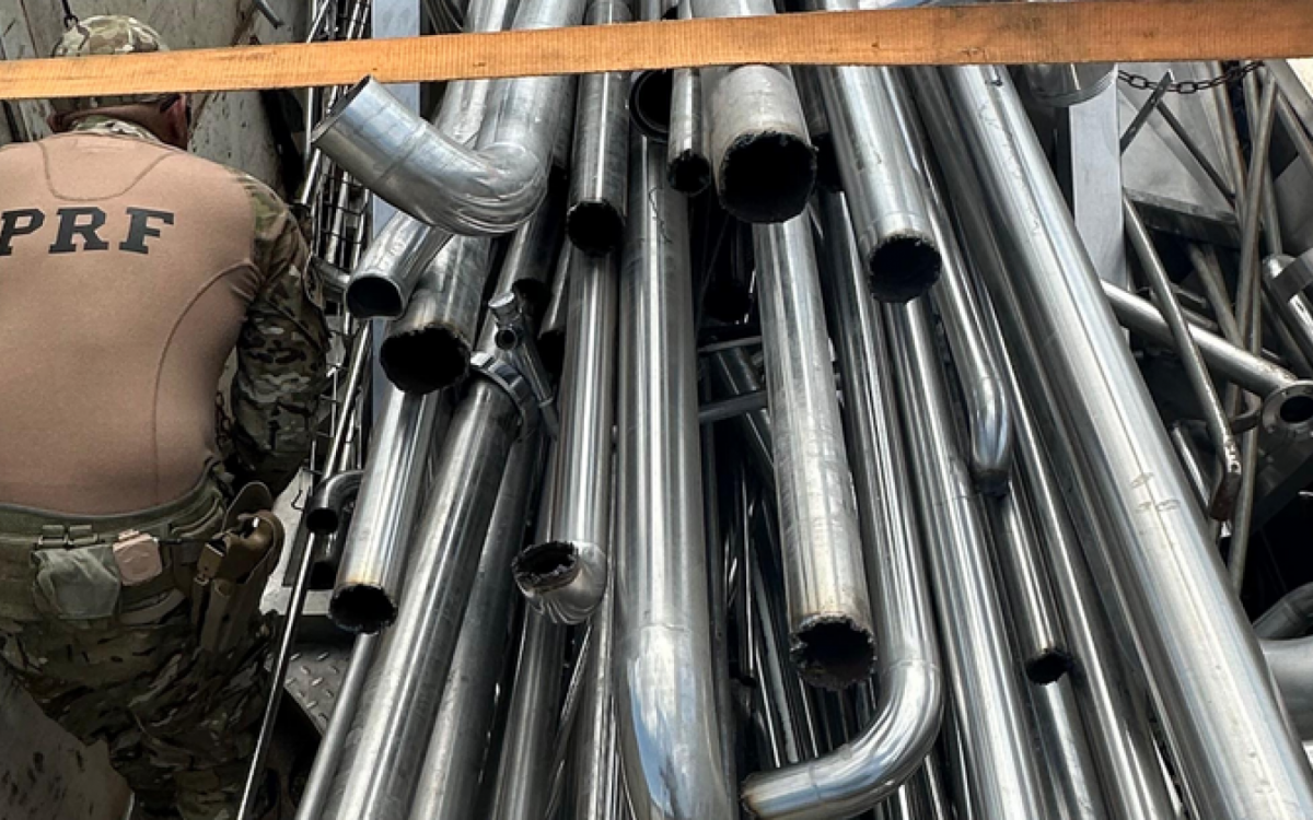 Essa é a maior apreensão de drogas, pela PRF, no estado do Maranhão - Divulgação/ PRF