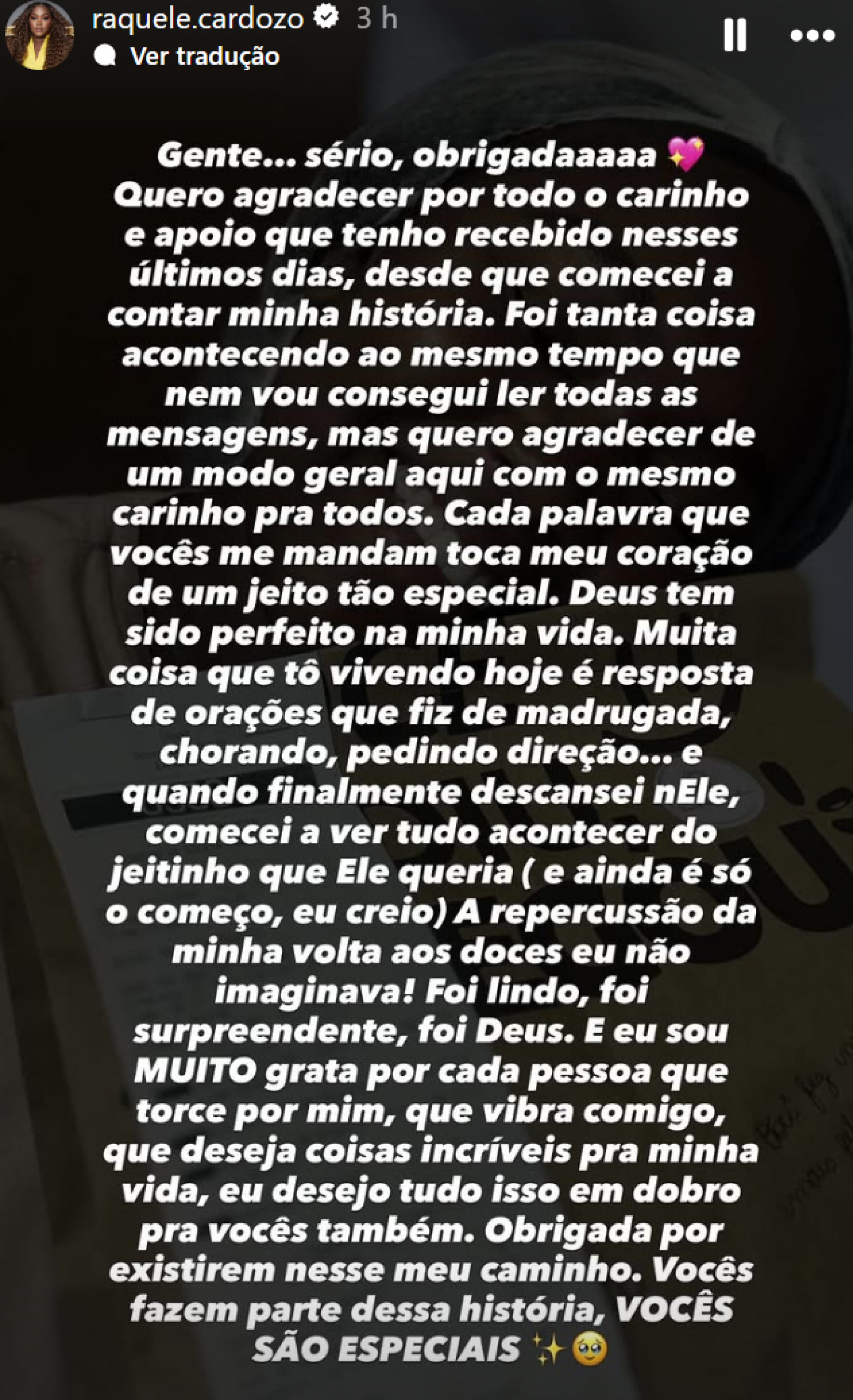 Raquele rebate críticas e defende venda de doces - reprodução Instagram