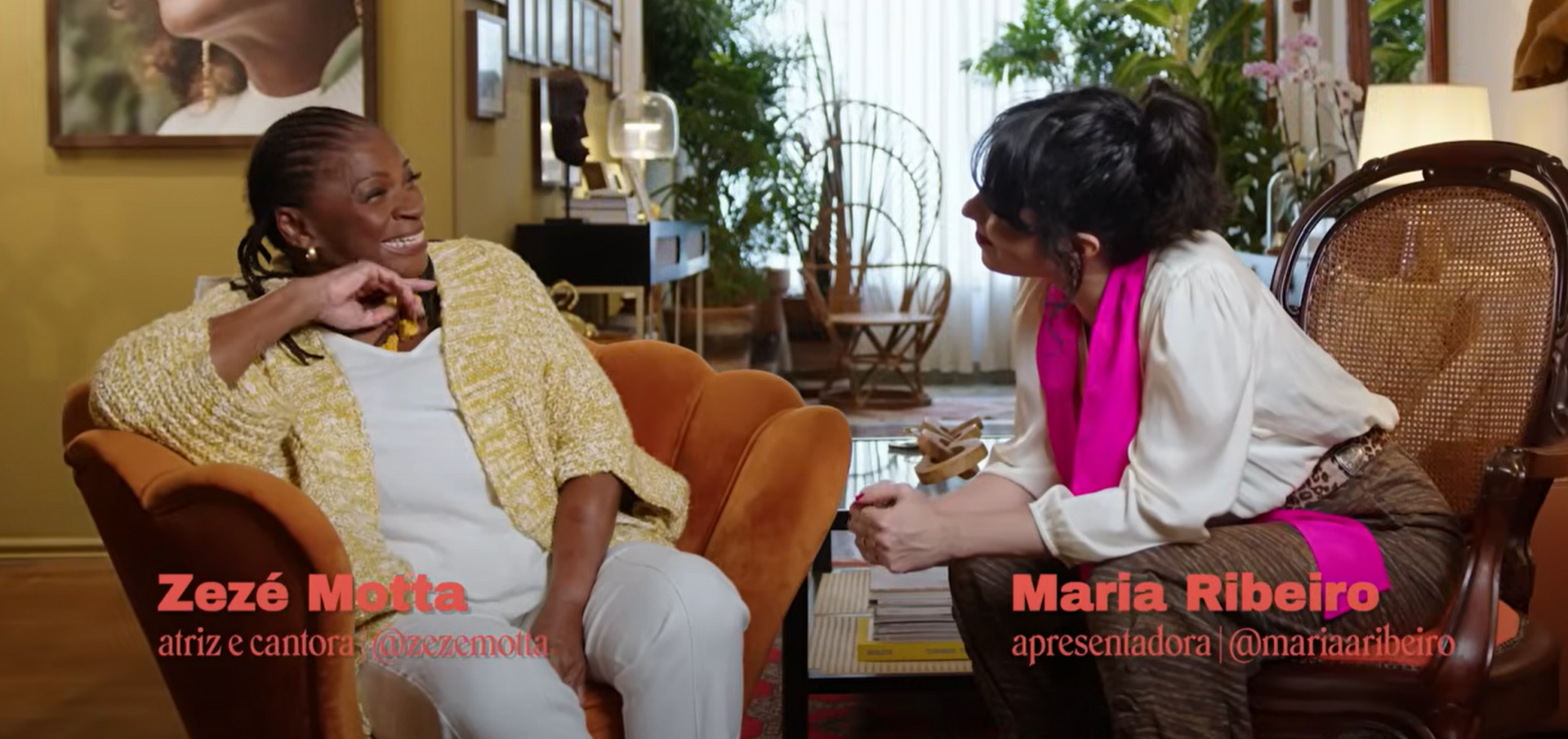 Zezé Motta e Maria Ribeiro - reprodução