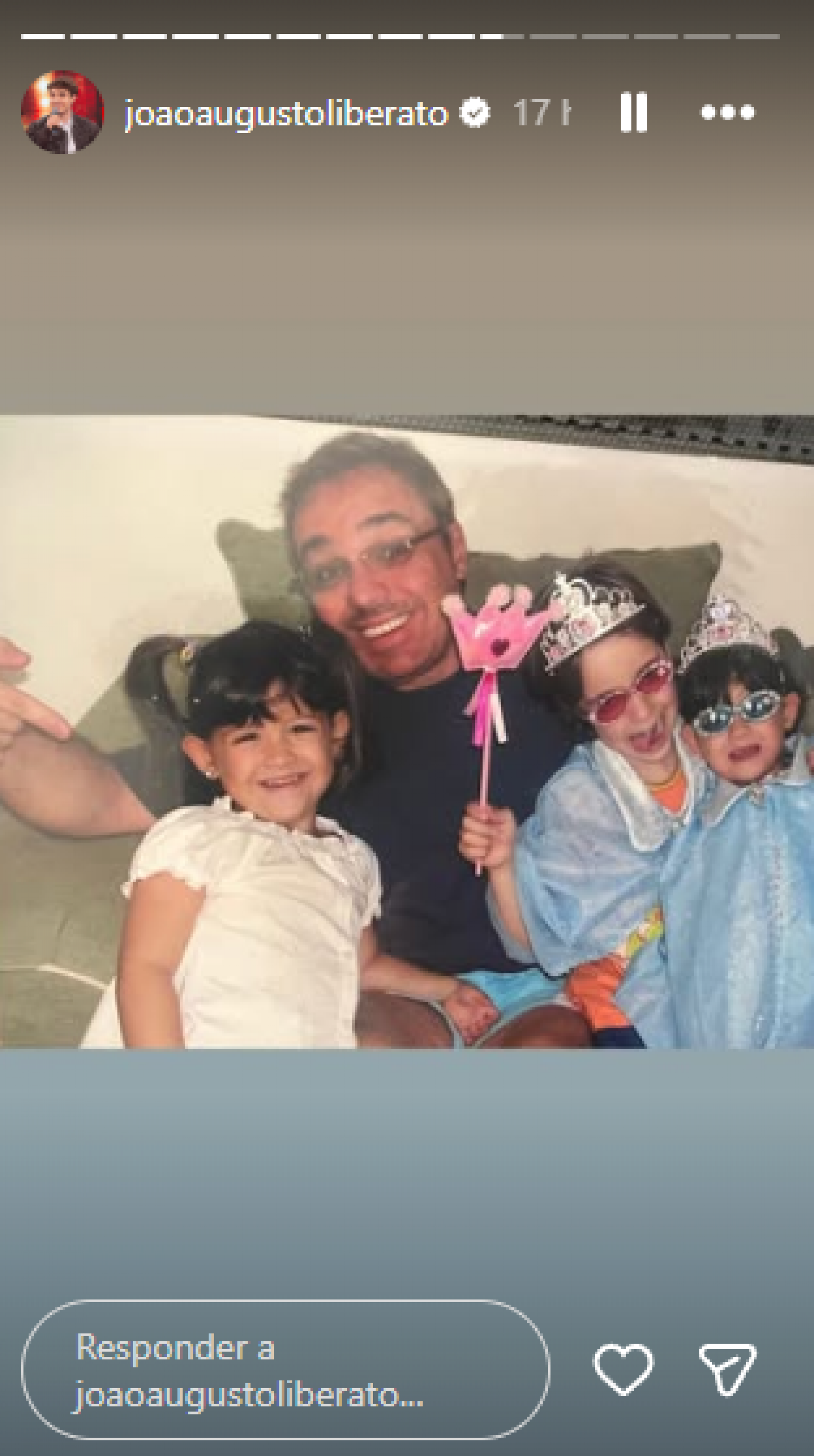 João Augusto lamenta seis anos da morte do pai, Gugu Liberato - Reprodução / Instagram