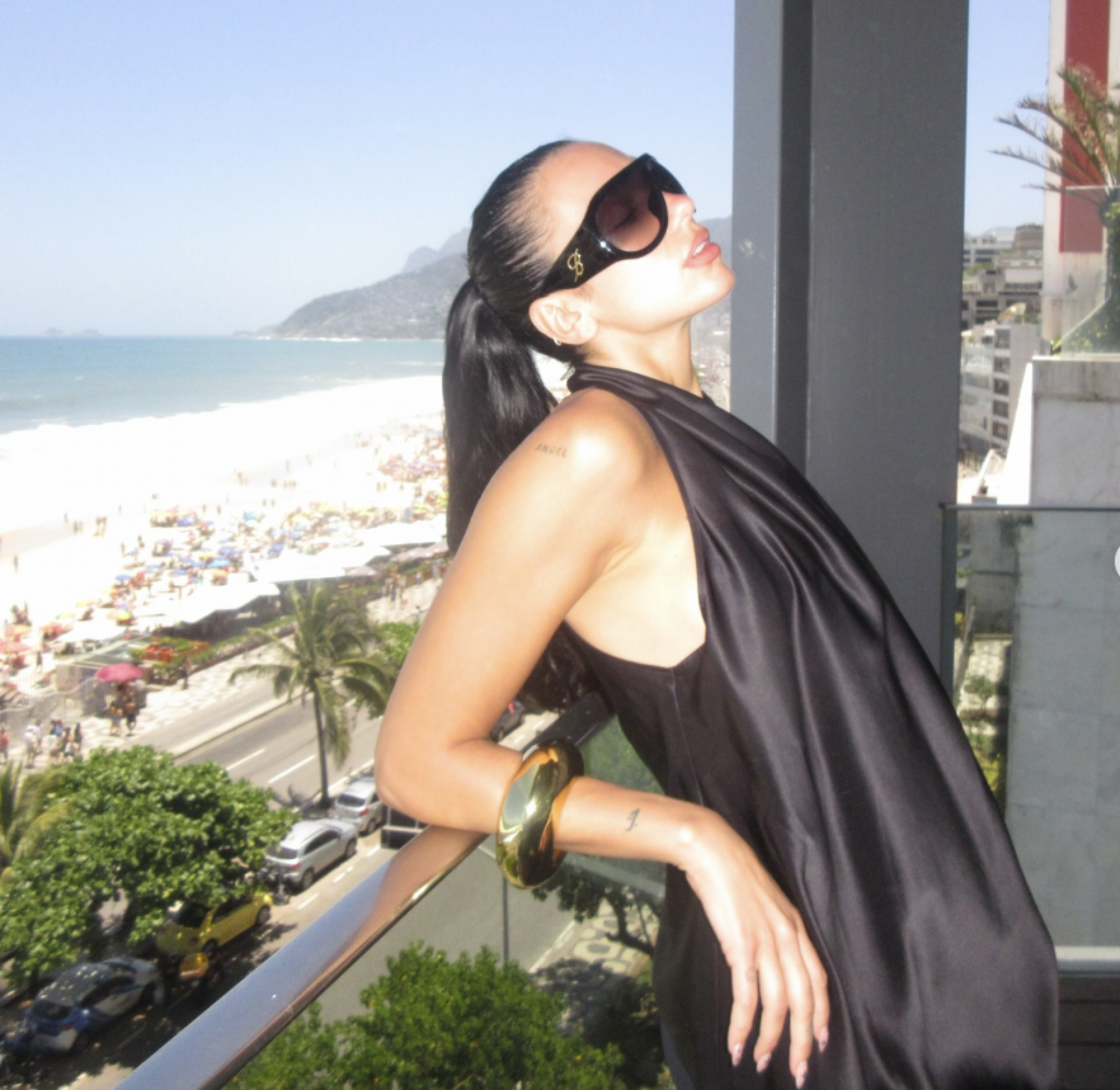 Dua Lipa se despede do Rio de Janeiro - reprodução Intagram