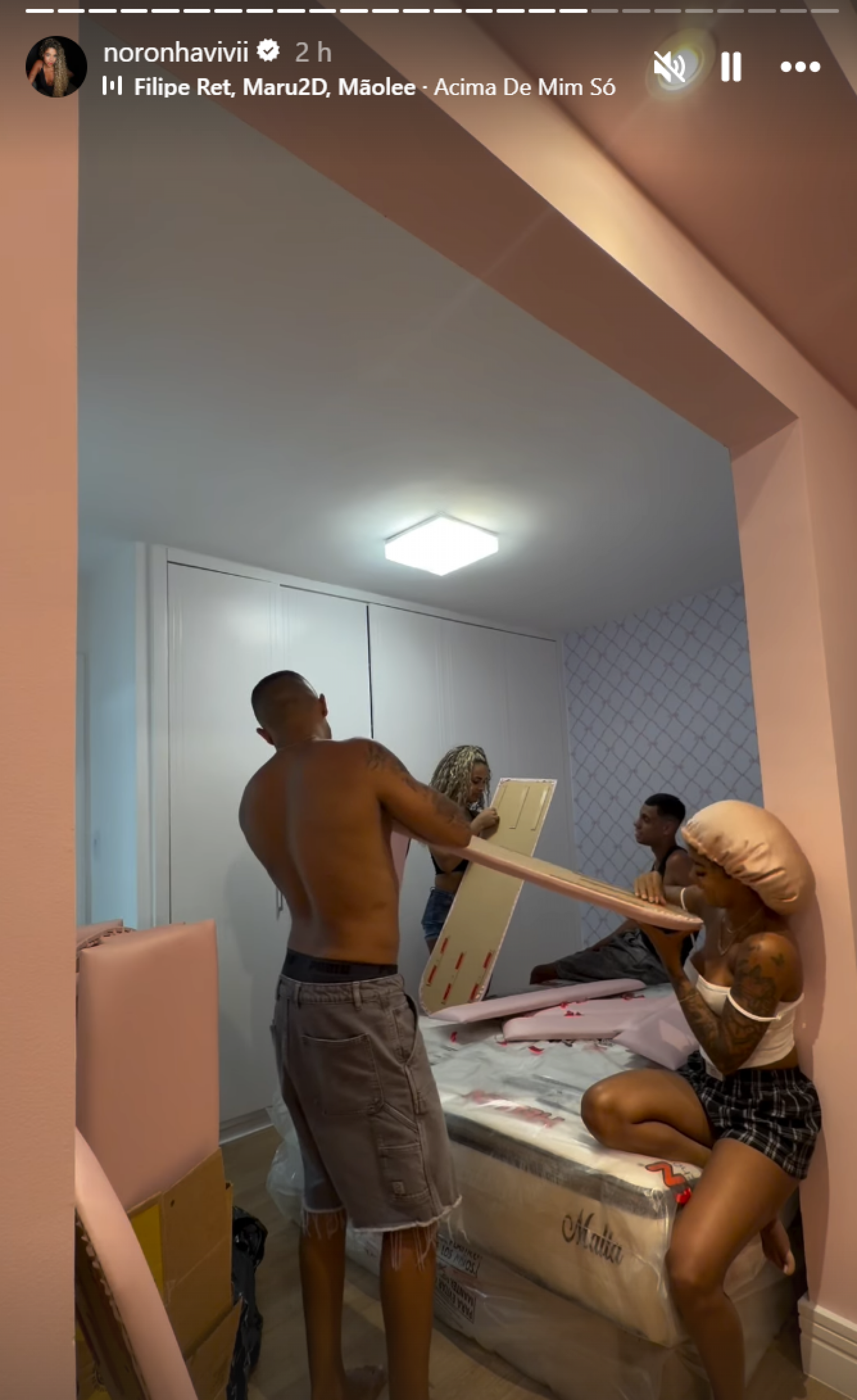 Vivi Noronha deixa a casa após mensagem de MC Poze - reprodução Instagram