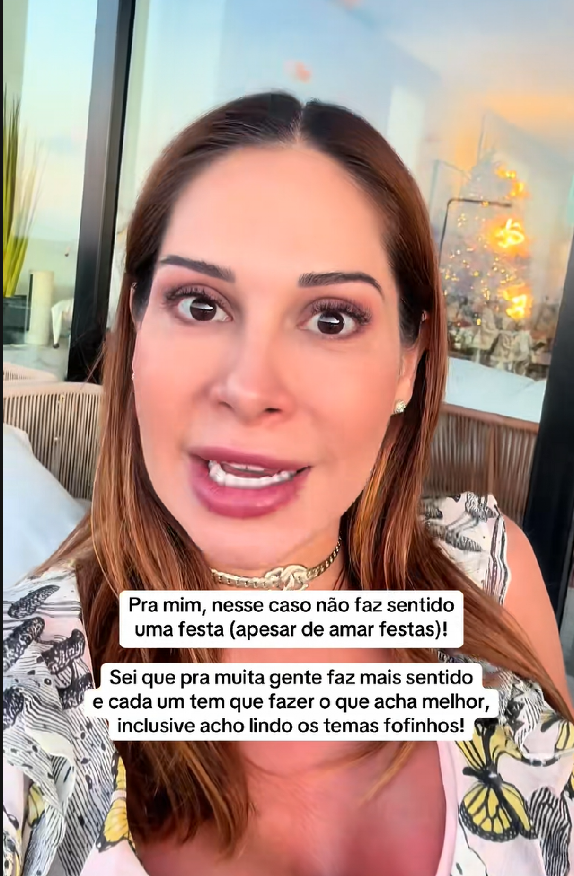 Maíra Cardi anuncia mêsversários solidários da filha em creches - reprodução TikTok