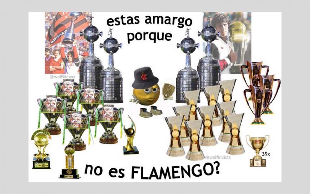 Memes do título do Brasileirão do Flamengo também pegaram no pé do Palmeiras por mais um vice na temporada