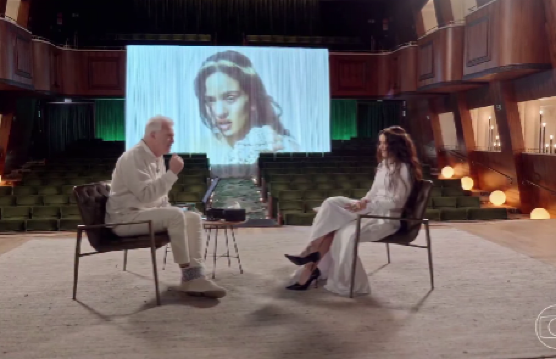 Rosalía revela detalhes da turnê do álbum 'Lux' durante participação do programa 'Conversa com Bial', da TV Globo - Reprodução de vídeo / Instagram