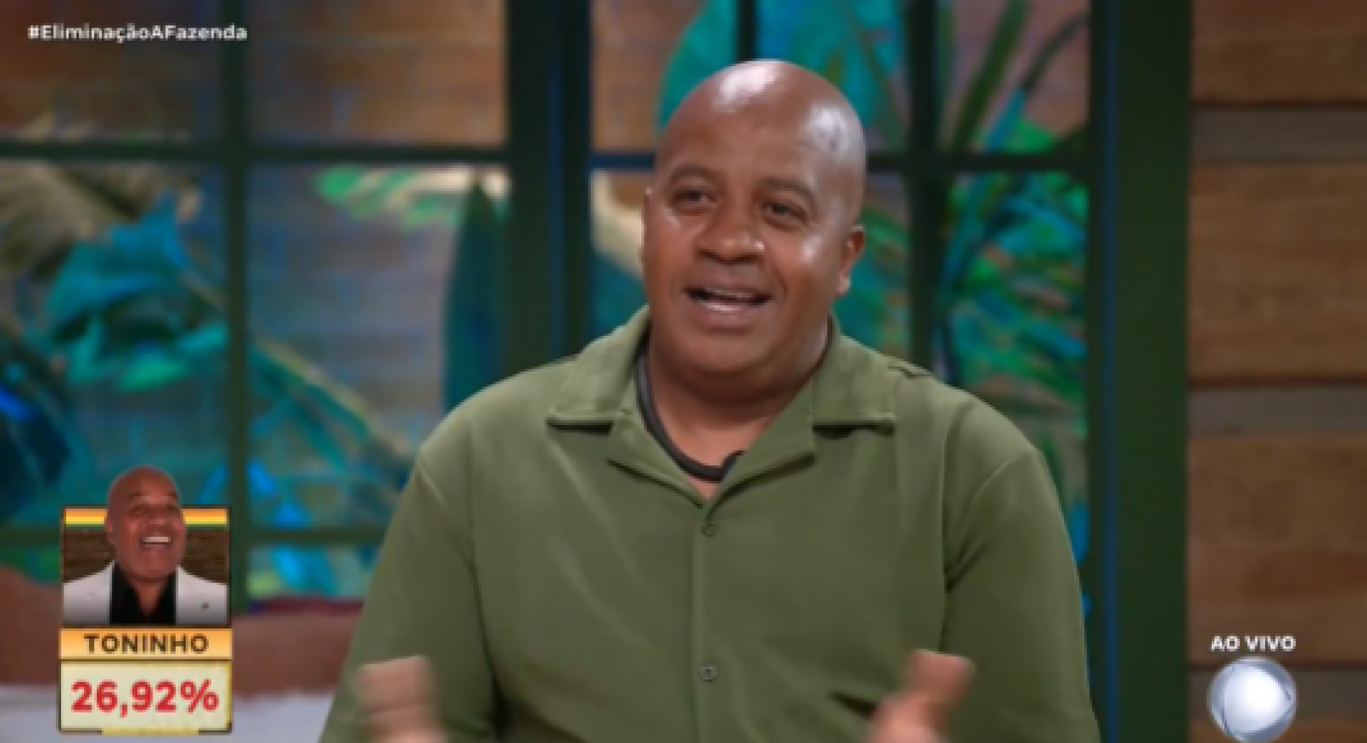 'A Fazenda 17': Toninho Tornado é eliminado com 26,92% dos votos - Reprodução de vídeo / X