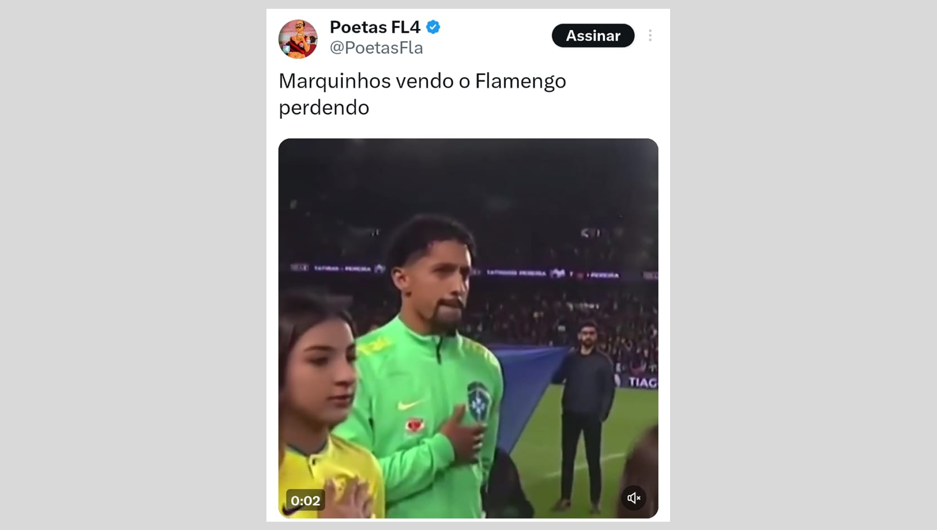 Torcedores movimentaram as redes sociais com comentários sobre Flamengo x PSG - Reprodução de Internet