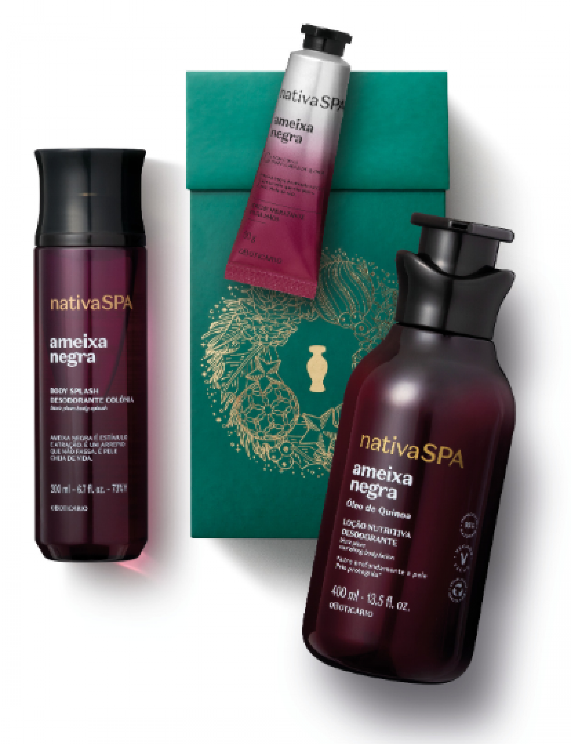 Kit presente Nativa SPA Ameixa Negra - Divulgação