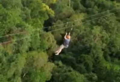 MG: Turista morre após passar mal na saída de tirolesa durante queda de raios