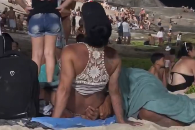 Viralizou! Casal é abordado por policiais durante 'momento íntimo' no Arpoador
