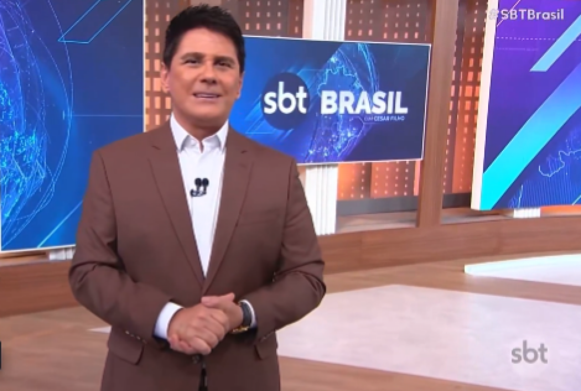 Cesar Filho anuncia que será avô durante programa ao vivo - Reprodução de vídeo / X