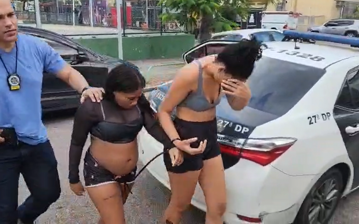 Autoras de roubo a farm&aacute;cia foram levadas para a 27&ordf; DP (Vicente de Carvalho)