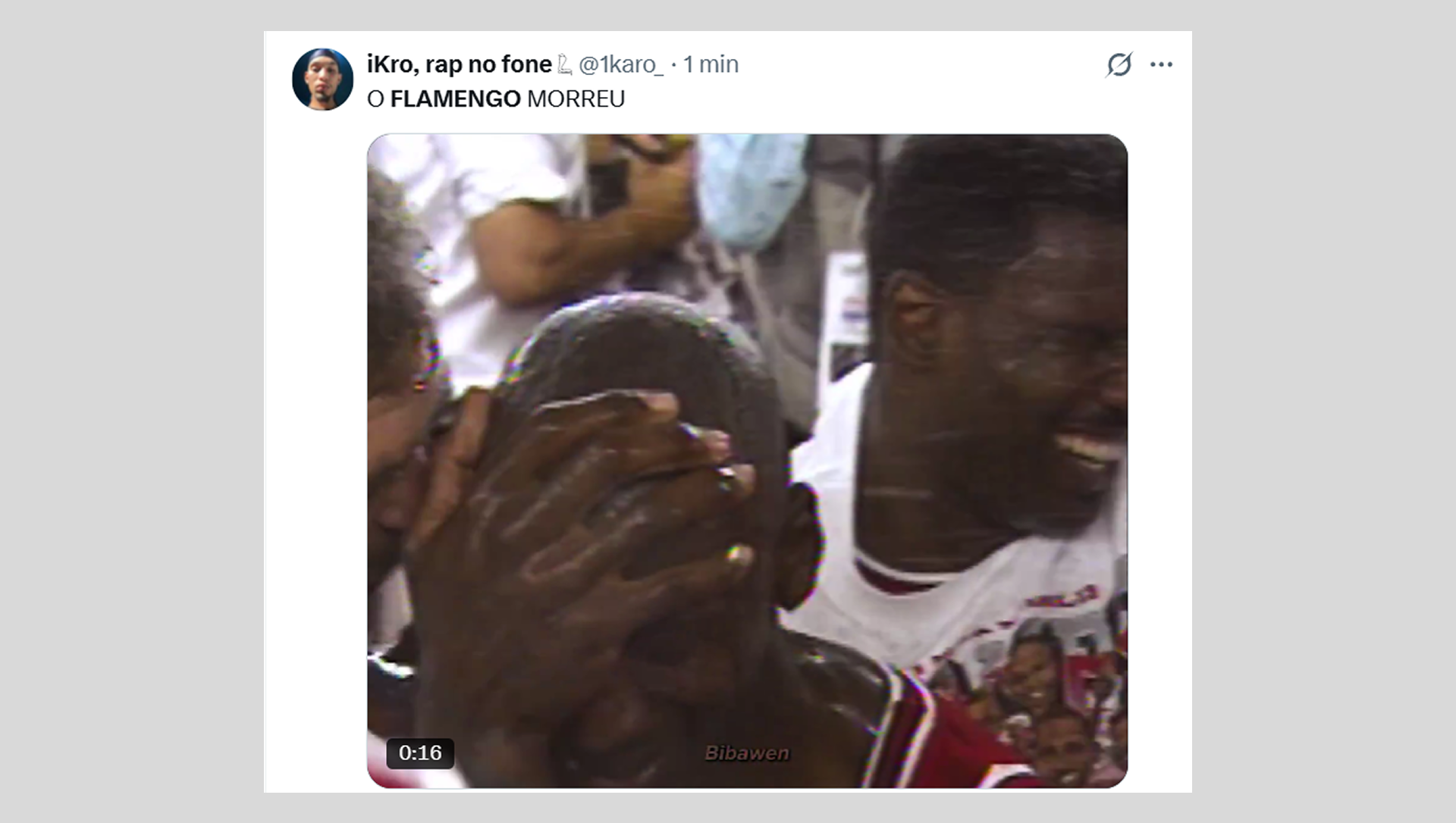 Torcedores comentaram a derrota do Flamengo na Supercopa Rei - Reprodução de Internet