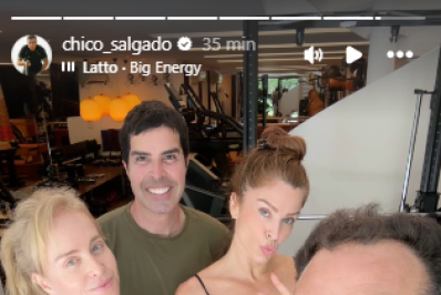 Angélica e Grazi Massafera treinam juntas