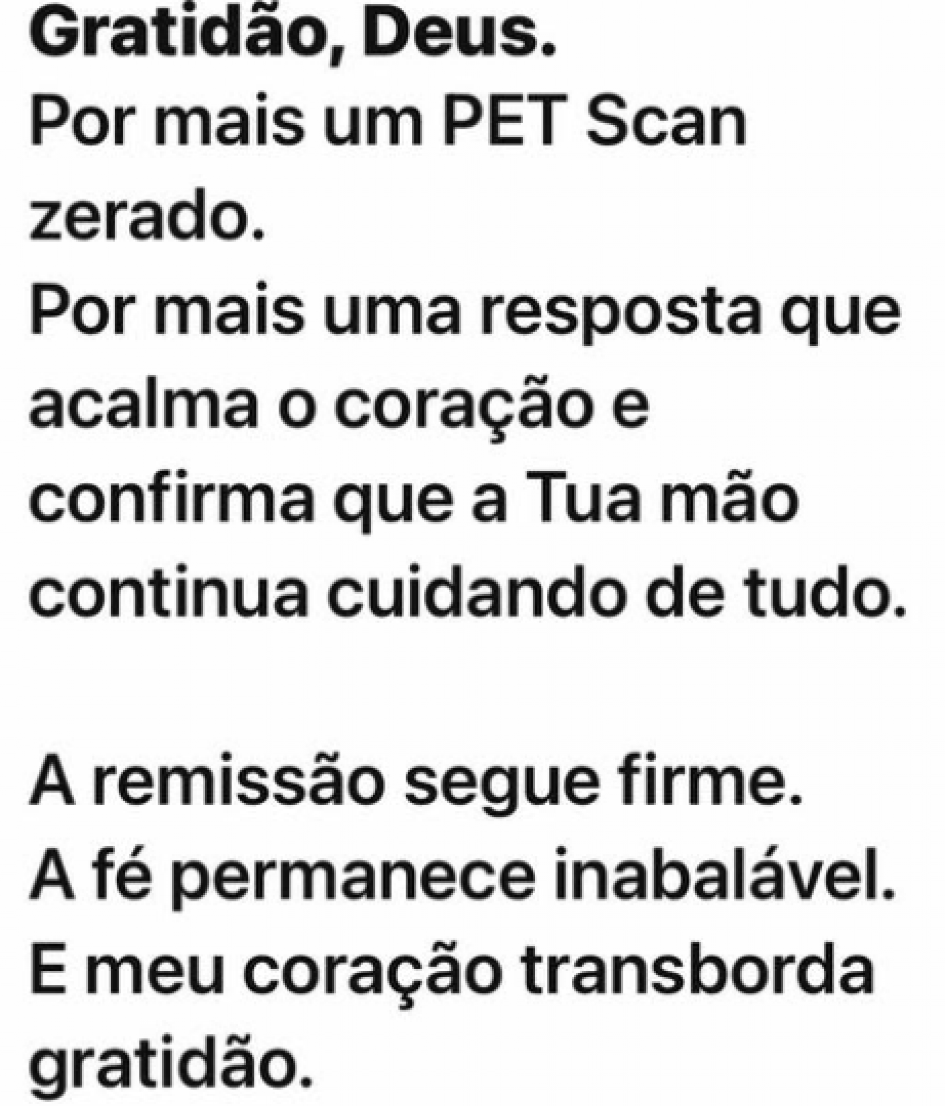 Vera Viel celebra estado de saúde: 'Remissão segue firme' - Reprodução de vídeo / Instagram