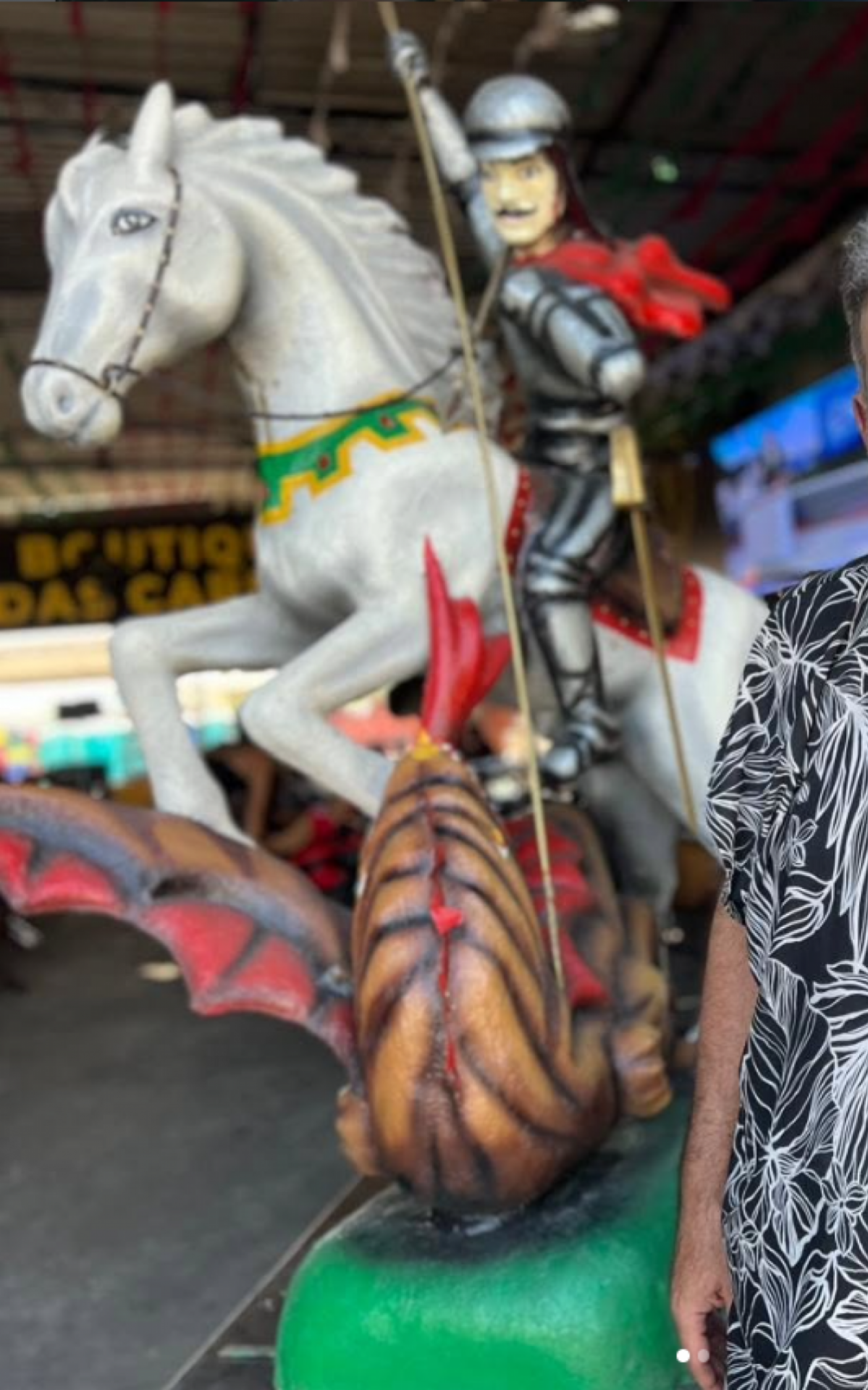 Jorge Babu foi autor da lei que criou o feriado de S&atilde;o Jorge no Rio e tinha forte liga&ccedil;&atilde;o com o Santo - Reprodu&ccedil;&atilde;o