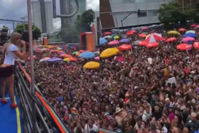 Luísa Sonza interrompe show no Carnaval de BH para defender mulher de agressão: 'Eu acabo contigo'