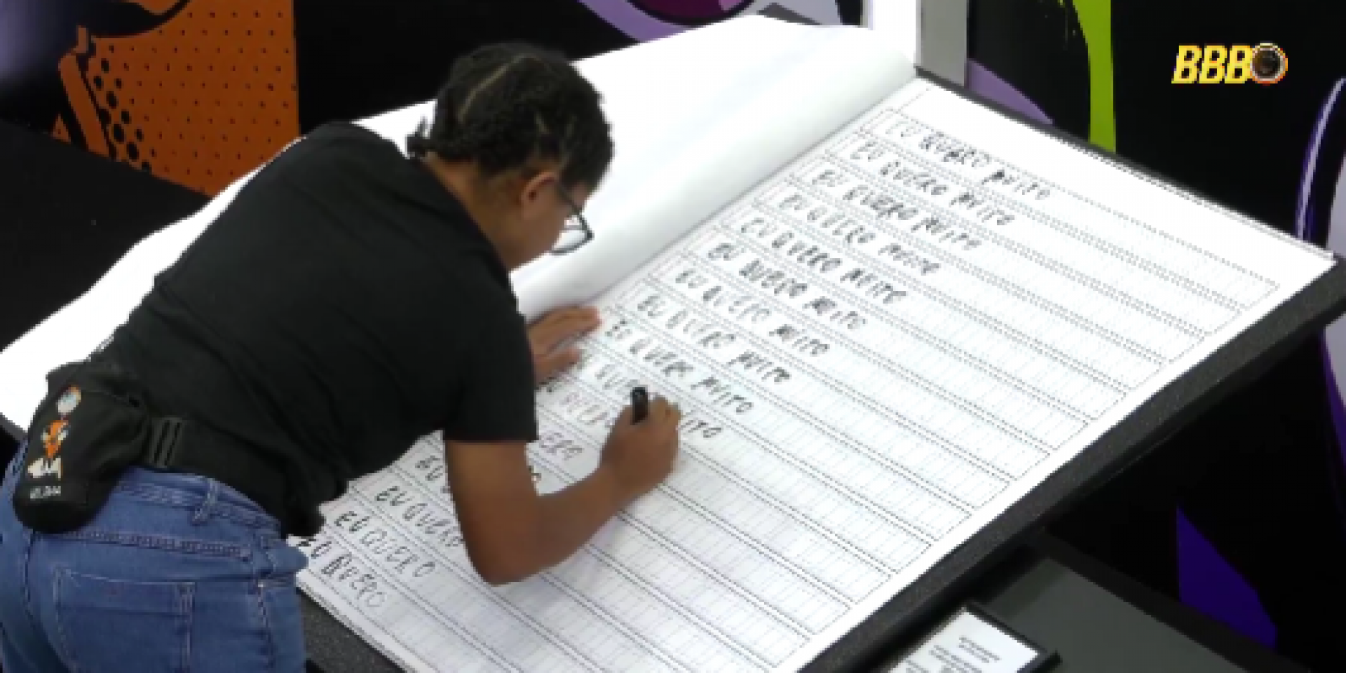 'BBB 26' Milena é barrada novamente da festa do líder Jonas Sulzbach e não cumpre desafio - Reprodução de vídeo / X