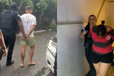 Chefe e operadora financeira de quadrilha ligada ao CV são presos em motel de São Gonçalo