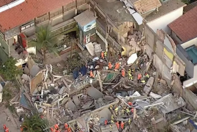 Desabamento em lar de idosos deixa um morto e vários soterrados em MG