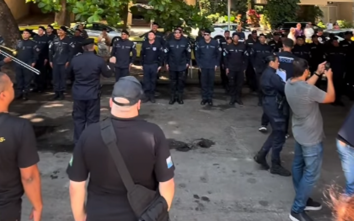 Base do Bairro Presente no Flamengo contar&aacute; duas tendas e 24 policiais militares - Reprodu&ccedil;&atilde;o / Redes Sociais