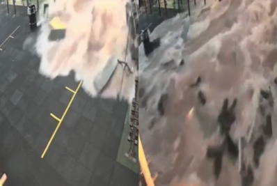 Vídeo: Chuva destrói academia de crossfit na Zona Sul de SP