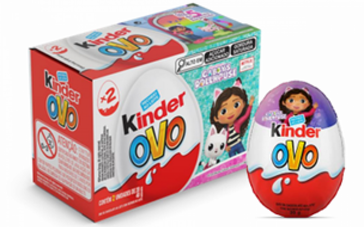 Kinder Ovo DC Playmobil - Divulgação/ Ferrero Rocher