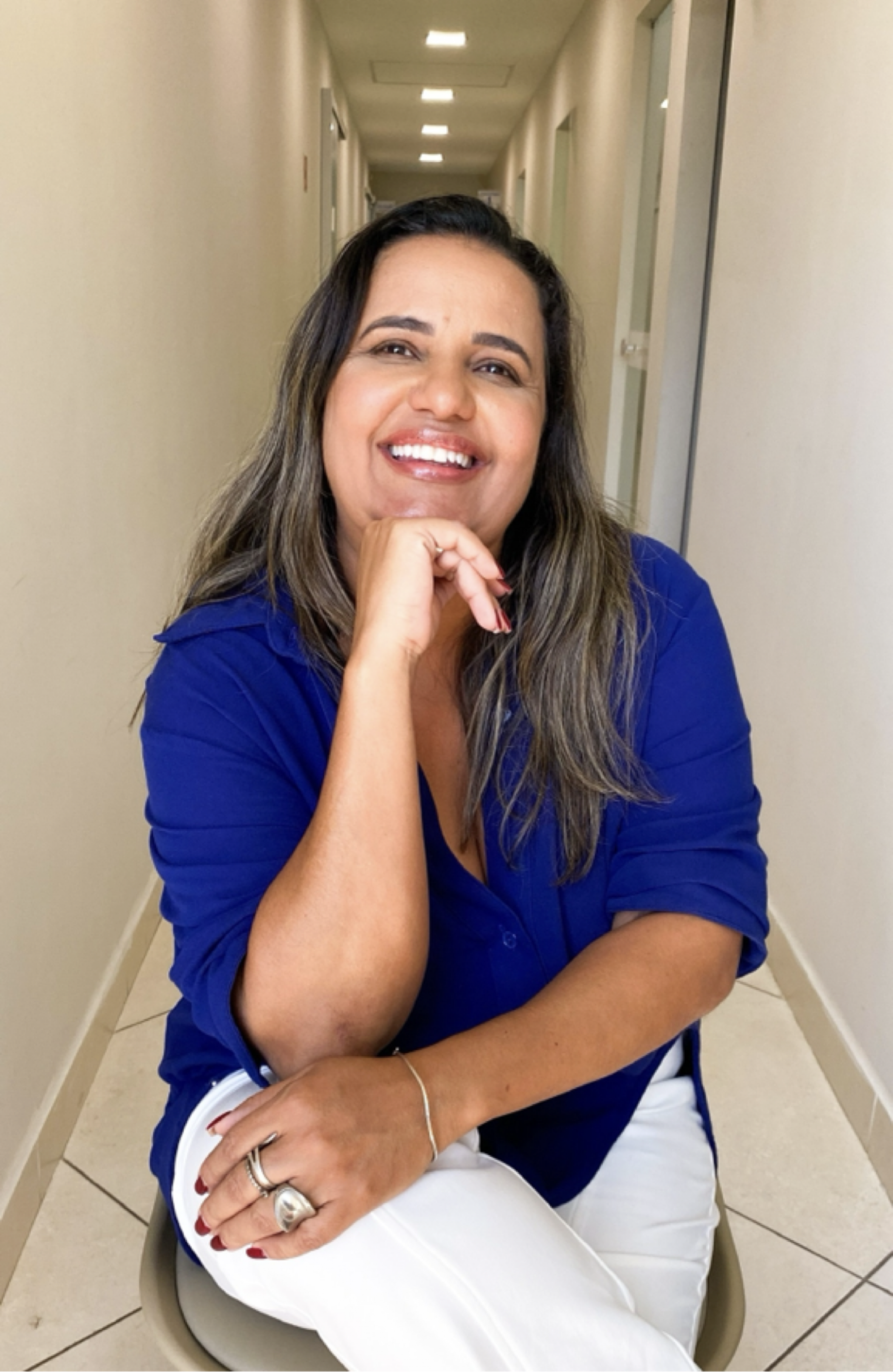 Beatriz Vieira, de 45 anos, conta que precisou alterar a rotina de trabalho - Arquivo pessoal