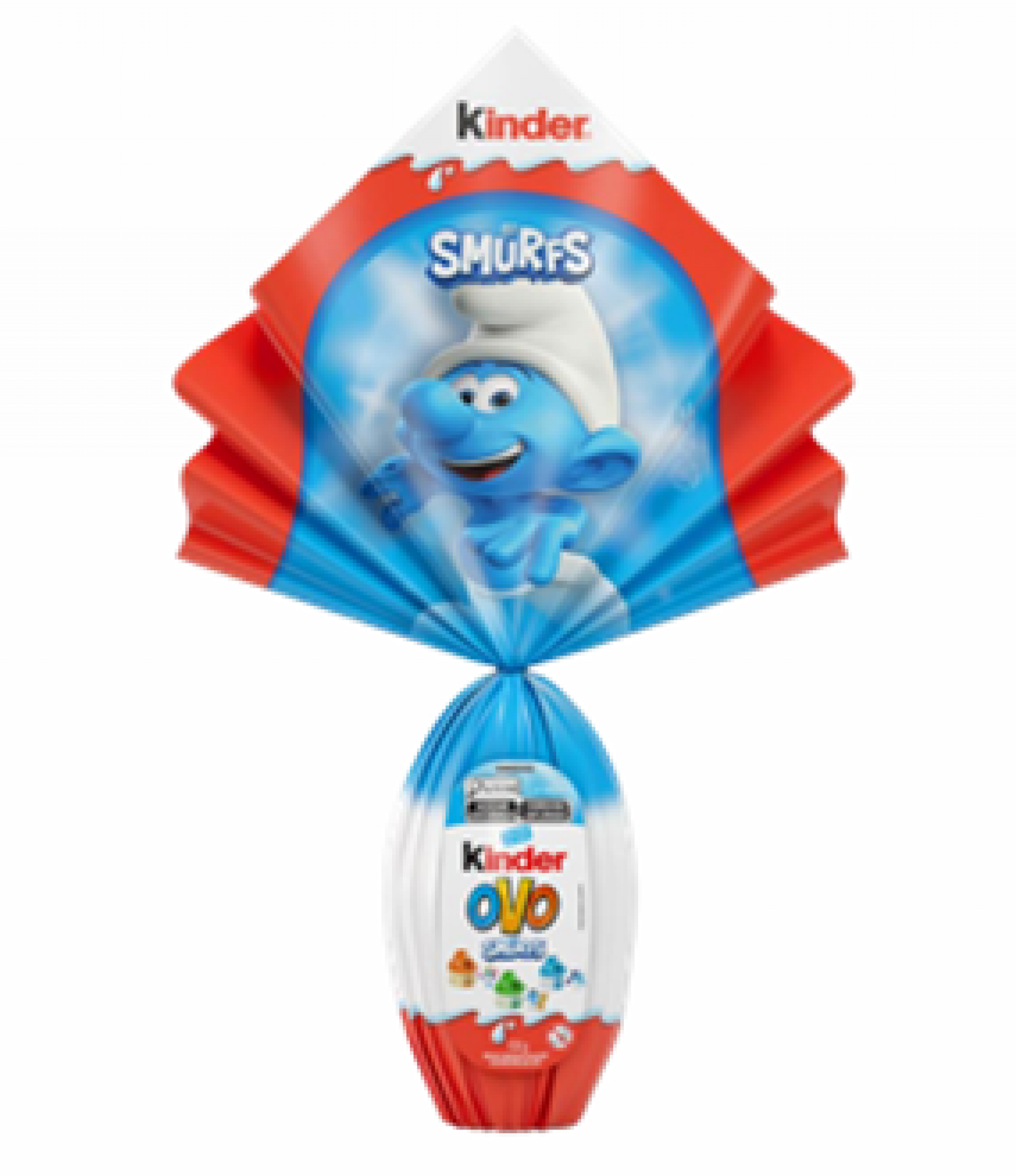  Kinder Smurfs (100g) - Divulgação/ Ferrero Rocher
