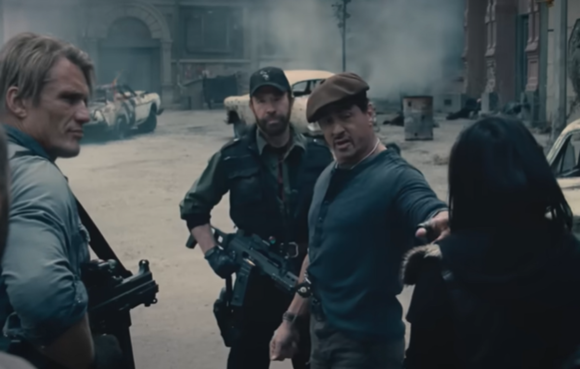 Norris interpretou Booker em 'Os Mercenários 2' (2012) - Reprodução