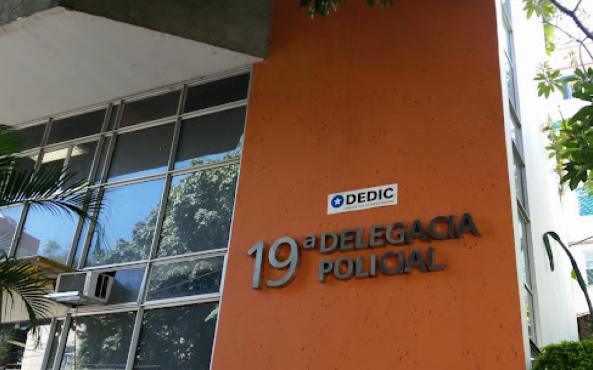O caso foi registrado na 19ª DP (Tijuca)