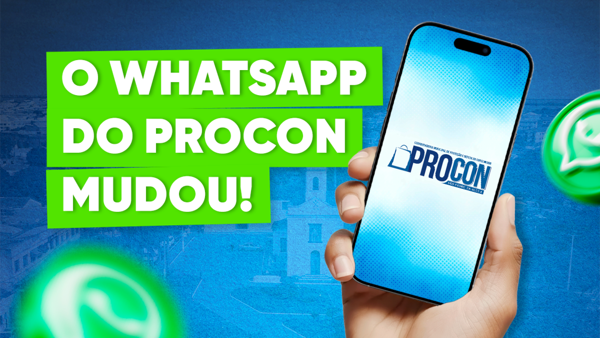 Procon de S&atilde;o Pedro da Aldeia atualiza n&uacute;mero de atendimento via WhatsApp. - Reprodu&ccedil;&atilde;o/