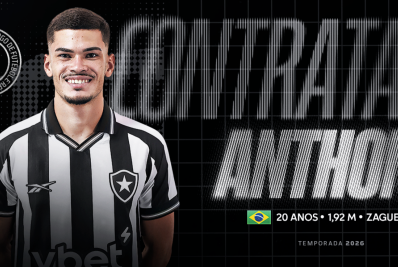 Botafogo confirma a contratação de Anthony, zagueiro do Goiás